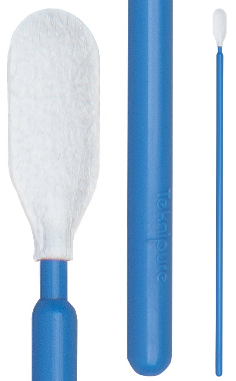 Microfiber Nonwoven Medium Head Swab with Long Handle, 6.409″ (16.28 cm)