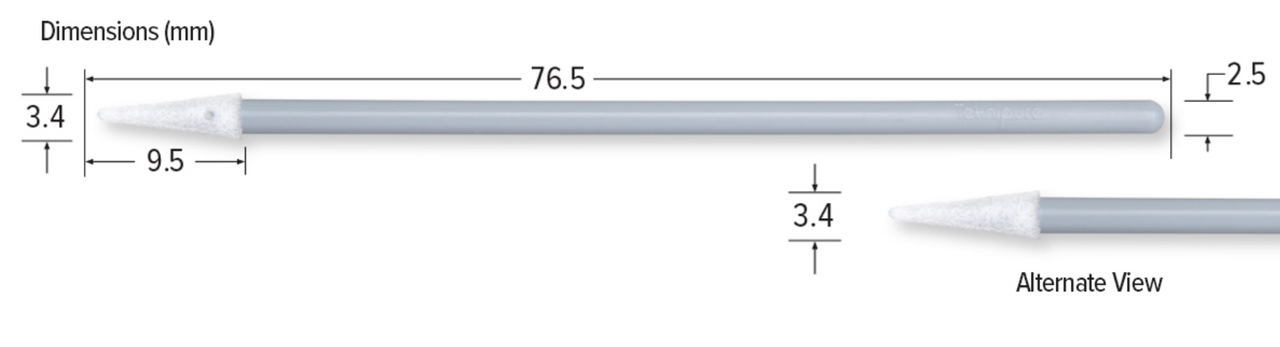 Pointed Foam ESD Swab, 3.016″ (7.65 cm)