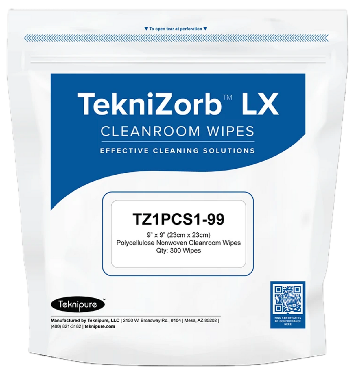 TekniZorbTM LX Polyester Cellulose Wipers
