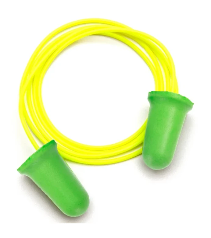 Earplugs, Green, Foam, Pair Pack, 200pr/box
