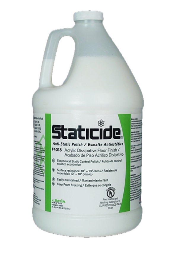 Staticide 4018 Anti-Static Floor Finish, Acrylic
