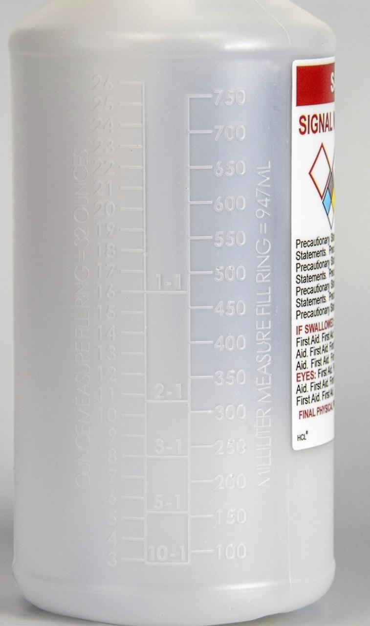 Chemical Resistant Pre-Labeled GHS Spray Bottles