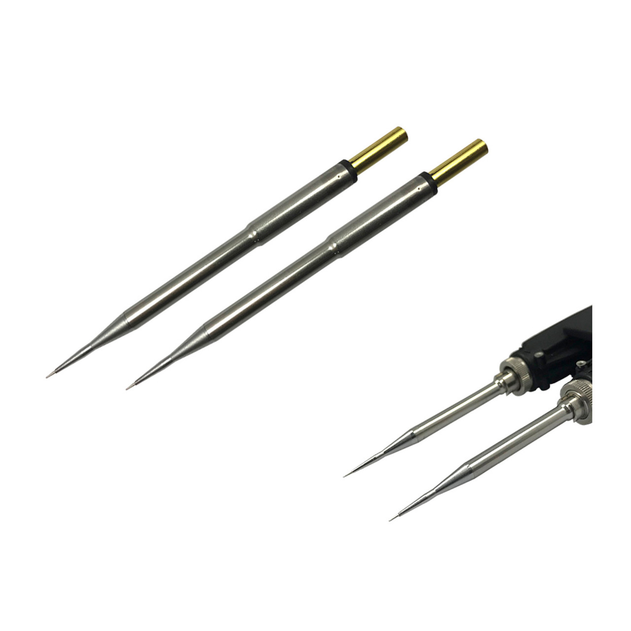 PTTC Solder Tweezer Cartridge, Conical, 0.4 mm (0.016"), 700 Series