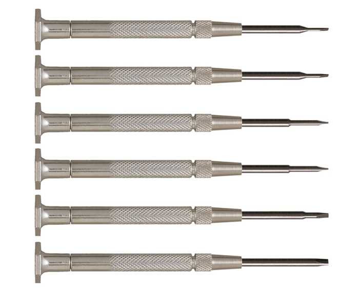 Screwdriver Set, Steel Handle, Slotted