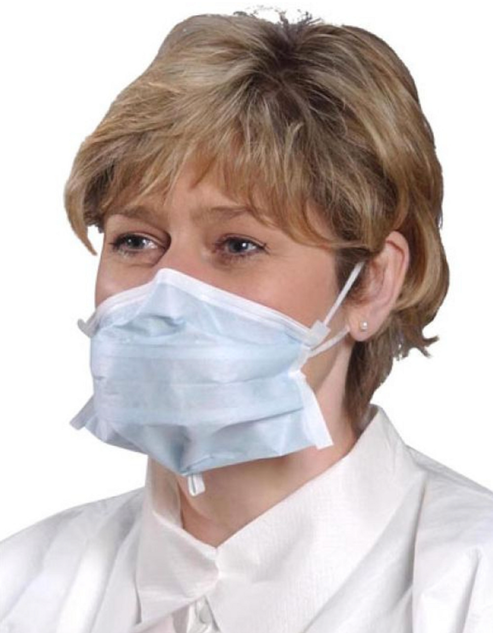 Face Mask, Sewn Head Band, Blue, 300/cs