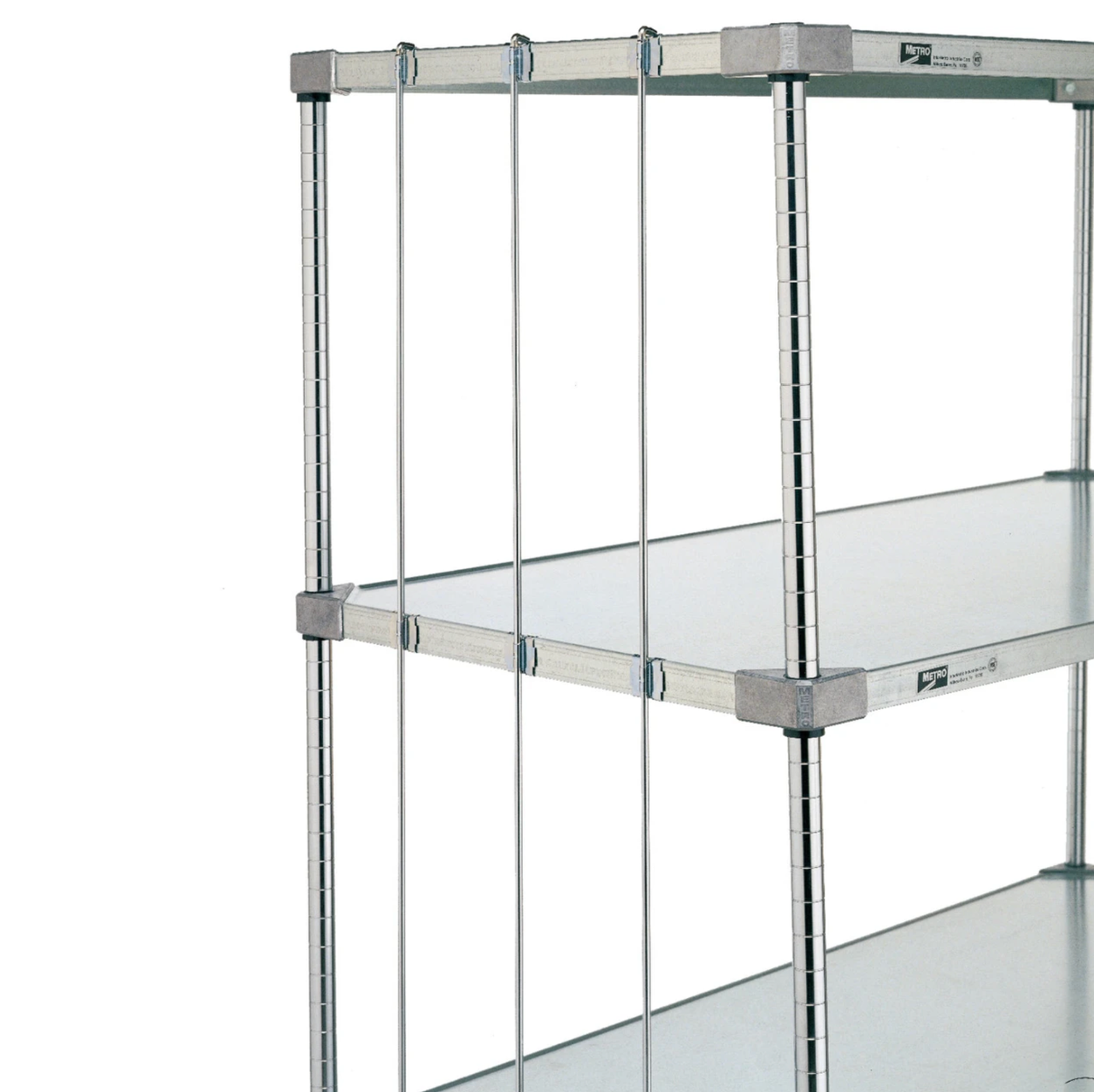 Rods and Tabs for Super Erecta Industrial Solid Shelving