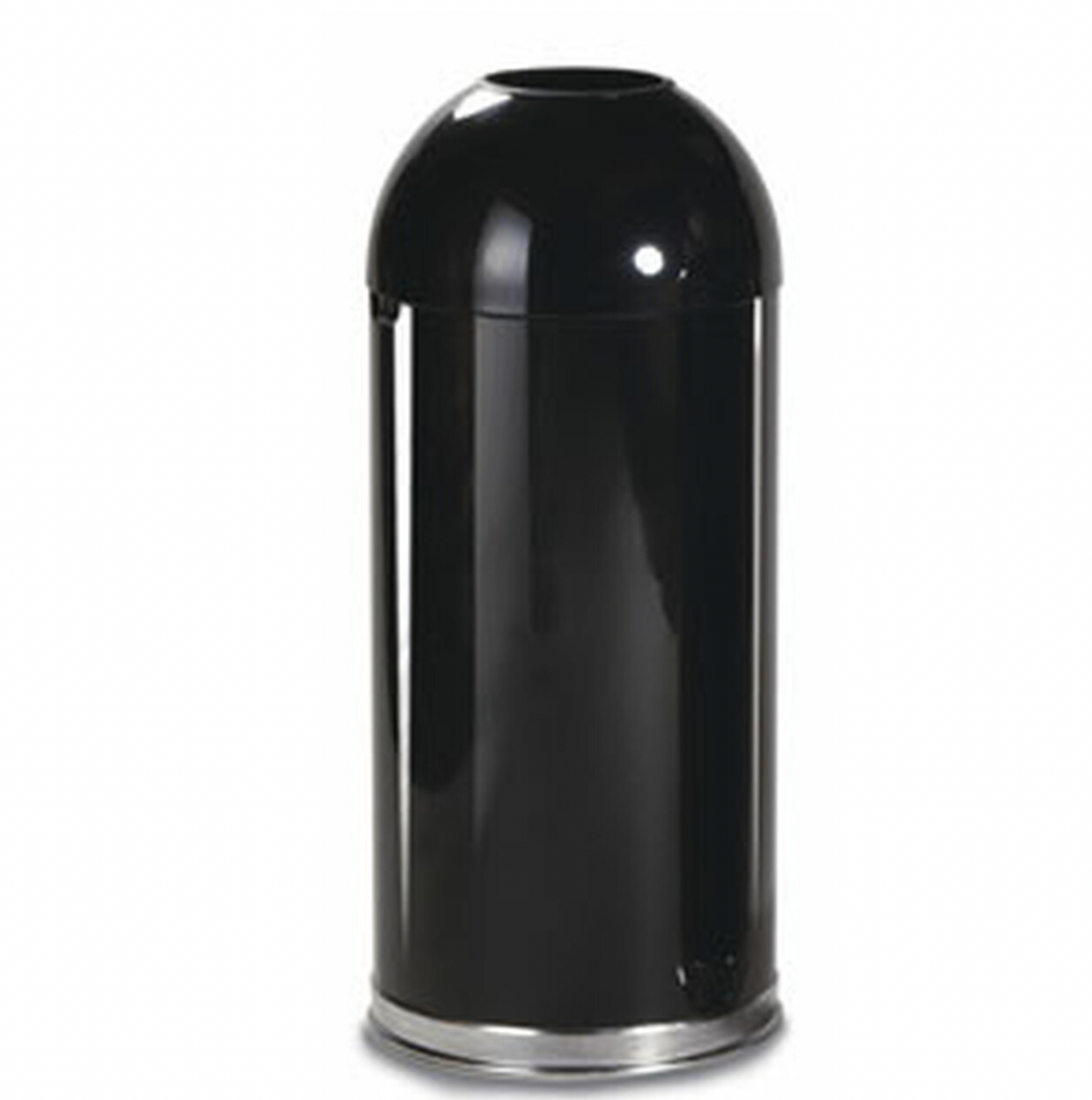 Trash Receptacle, Stainless Steel