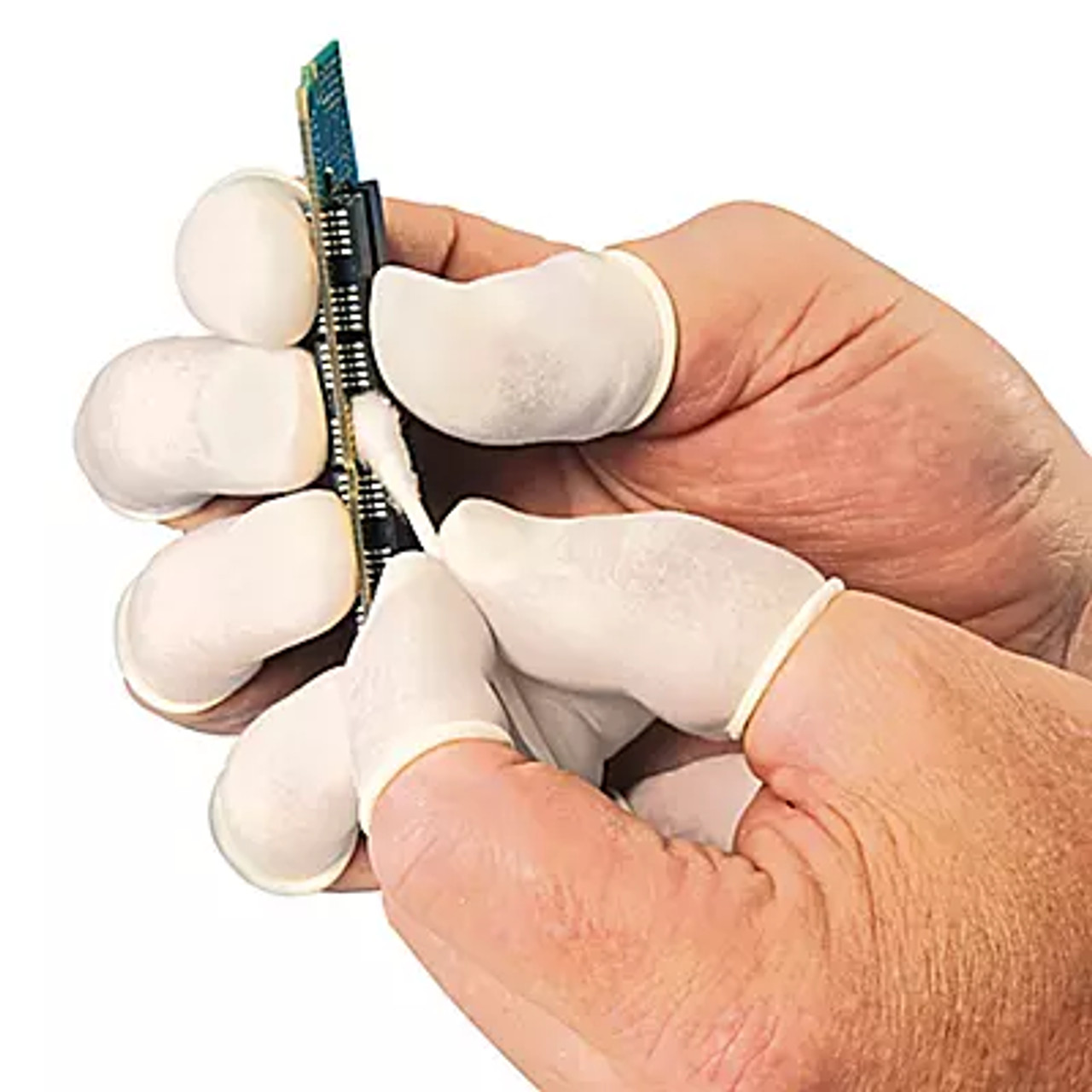 Finger Cots, Latex, Low Powder, 10gr/cs