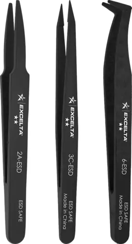 Tweezer, Plastic, Conductive