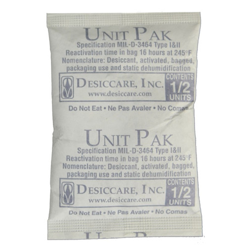 Desiccant, 1/2 Unit Desiccant, 1/2 Unit