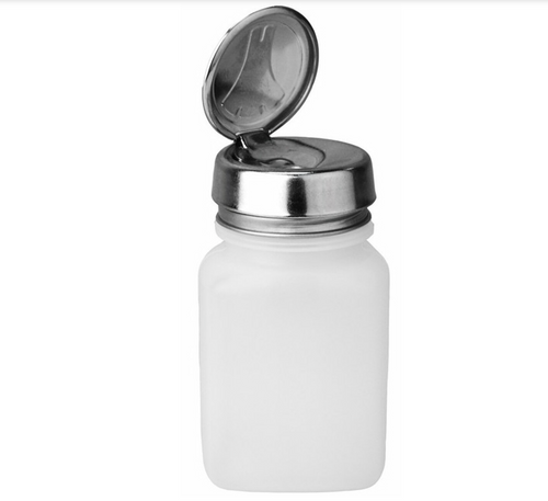 Solvent Container, One-Touch, Natural HDPE, 2oz Solvent Container, One-Touch, Natural HDPE, 2oz