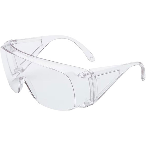 Safety Glasses, OTG, Clear, Visitor, 10/pk