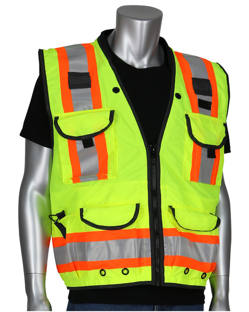 Traffic Vest, Hi-Visibility, ANSI R Class 2, 30/cs