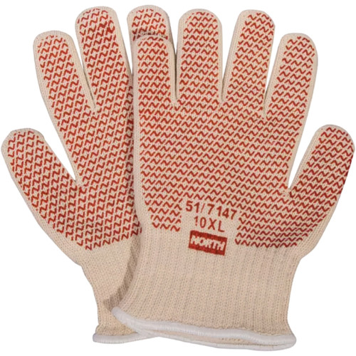 North® Grip N® Double Layered Cotton/Poly Seamless Knit with Double-Sided Nitrile Coating, 12pr/pk