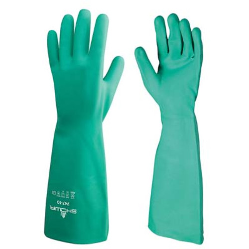Gloves, StanSolv A-490, Unsupported Nitrile, Diamond Grip Gloves, StanSolv A-490, Unsupported Nitrile, Diamond Grip
