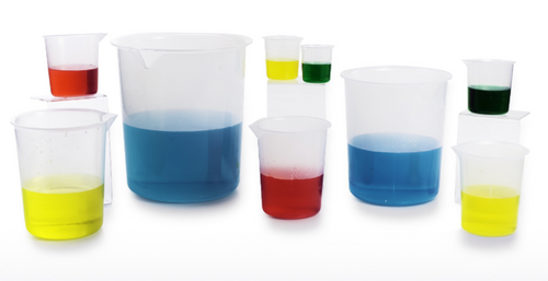 Beaker, Polypropylene, Graduated Beaker, Polypropylene, Graduated