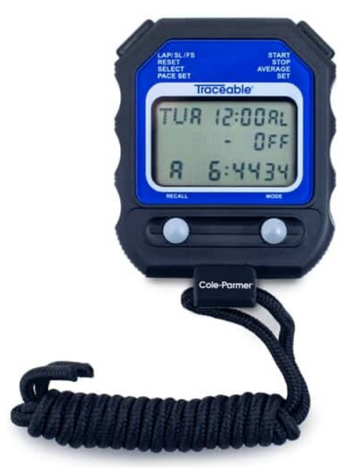 Timer, Traceable® 60-Memory Stopwatch
