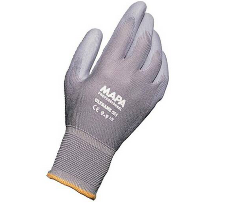 Gloves, Ultrane 551, Polyurethane, Size Coded, Smooth Grip Gloves, Ultrane 551, Polyurethane, Size Coded, Smooth Grip
