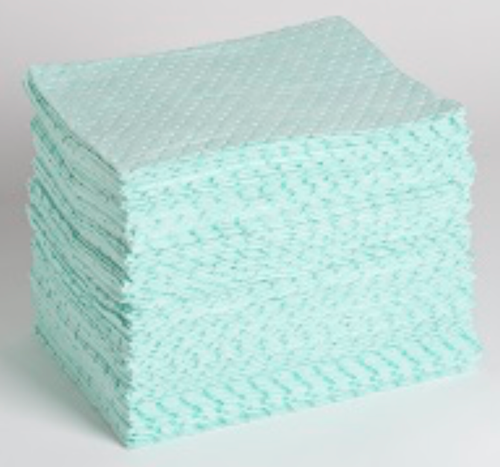 Spill Pad, Universal Haz-Mat Sorbent Pads, 200/cs