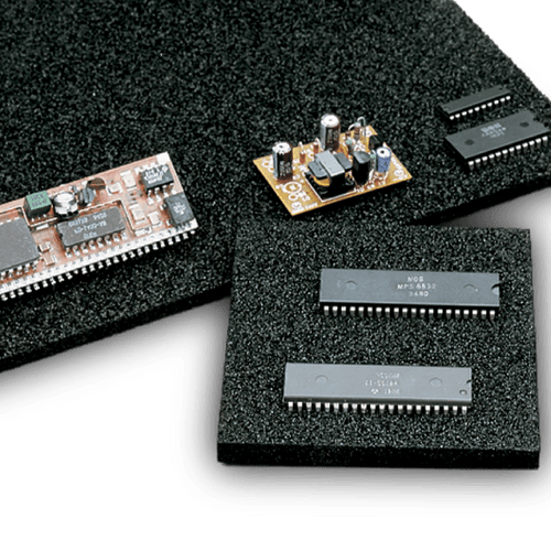 Foam, ESD Safe, Conductive Cross-Linked PE Foam, ESD Safe, Conductive Cross-Linked PE