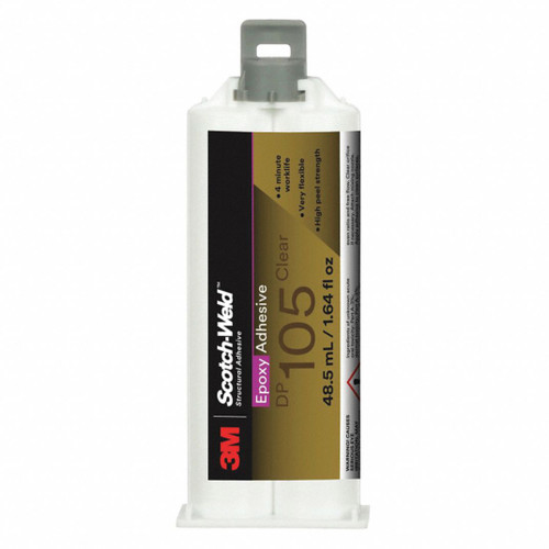 3M™ Scotch-Weld™ Epoxy Adhesive DP105, Clear, 48.5 mL Duo-Pak 3M™ Scotch-Weld™ Epoxy Adhesive DP105, Clear, 48.5 mL Duo-Pak