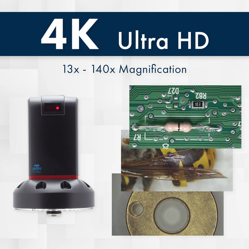 Digital Microscope Cyclops 4K Ultra HD (13x-140x) With Ultra Glide Stand Digital Microscope Cyclops 4K Ultra HD (13x-140x) With Ultra Glide Stand