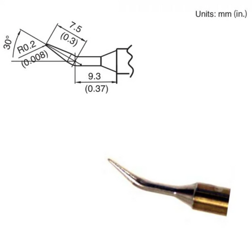 Soldering Tip, Bent, T15-JL02 Soldering Tip, Bent, T15-JL02