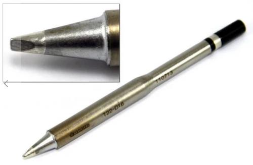 Soldering Tip, Chisel, T22-D16 Soldering Tip, Chisel, T22-D16