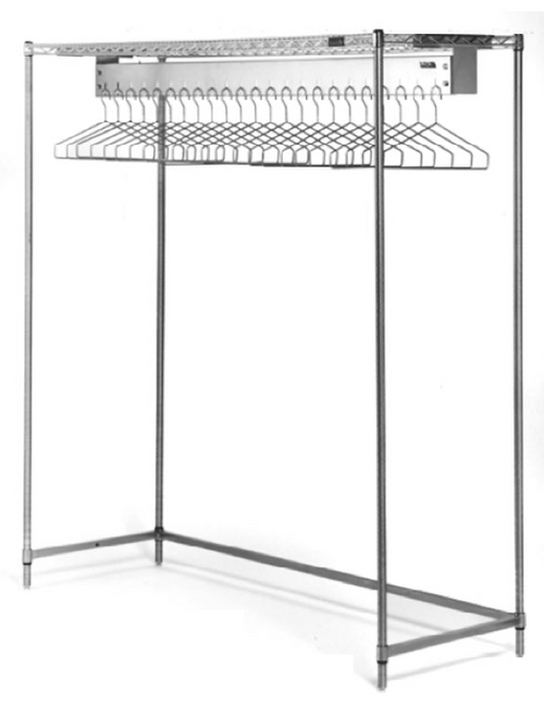 Gowning Rack with Hanger Slots Gowning Rack with Hanger Slots