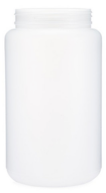 Natural HDPE Plastic General Purpose Jars, 64oz, 50/cs Natural HDPE Plastic General Purpose Jars, 64oz, 50/cs