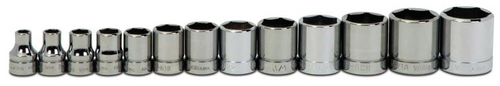 Shallow Sockets, 3/8" Drive 6-Point SAE Shallow Sockets, 3/8" Drive 6-Point SAE
