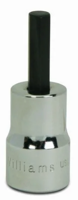 Hex Bit Sockets, 3/8" Drive, Standard Hex Bit Sockets, 3/8" Drive, Standard