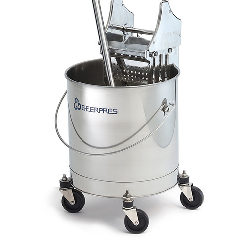 Bucket, Stainless Steel,Casters Bucket, Stainless Steel,Casters