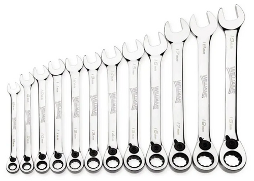 Combination Ratcheting Wrenches, Reversible, Metric Combination Ratcheting Wrenches, Reversible, Metric