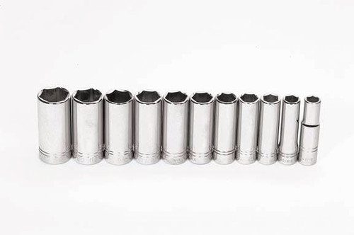Deep Sockets, 1/2" Drive, 6-Point SAE Deep Sockets, 1/2" Drive, 6-Point SAE