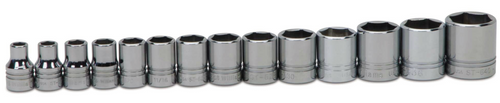 Shallow Sockets, 1/2" Drive, 6-Point SAE Shallow Sockets, 1/2" Drive, 6-Point SAE