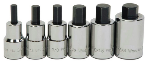 Hex Bit Sockets, 1/2" Drive Hex Bit Sockets, 1/2" Drive