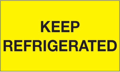 Label, Keep Refrigerate, 500/roll Label, Keep Refrigerate, 500/roll