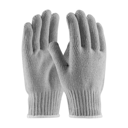 Glove, Heavy Weight Cotton/Polyester, Gray, 12 pr/pk Glove, Heavy Weight Cotton/Polyester, Gray, 12 pr/pk