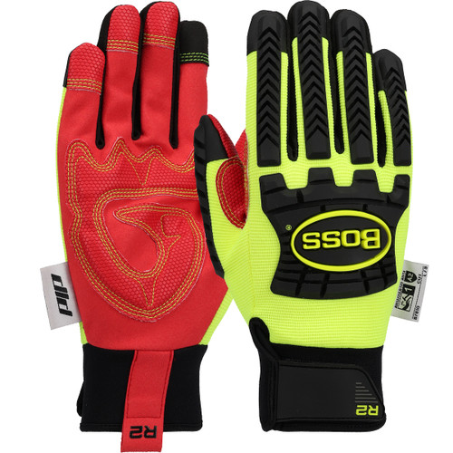 Glove, R2™ Safety Rigger Synthetic Leather Double Palm, 6 pr/pk Glove, R2™ Safety Rigger Synthetic Leather Double Palm, 6 pr/pk