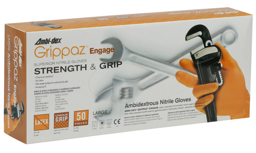 Glove, Grippaz™ Engage, Nitrile, Fish Scale Grip, 7 mil, 500/case Glove, Grippaz™ Engage, Nitrile, Fish Scale Grip, 7 mil, 500/case