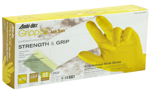 Glove, Grippaz™ Jan San Ambi Nitrile, 6 mil, 480 gloves/case Glove, Grippaz™ Jan San Ambi Nitrile, 6 mil, 480 gloves/case