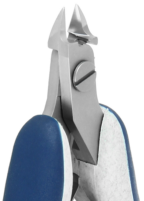 High precision Ergo-tek Slim Cutters - Micro Oval Head, Semi-Flush. OAL: 120mm - 4.72". ESD safe High precision Ergo-tek Slim Cutters - Micro Oval Head, Semi-Flush. OAL: 120mm - 4.72". ESD safe