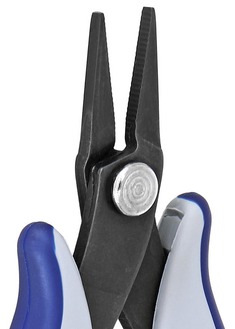 Tek-Me Medium Pliers - Flat-Nose, Short Serrated Jaws. OAL: 146mm - 5.75". ESD Safe Tek-Me Medium Pliers - Flat-Nose, Short Serrated Jaws. OAL: 146mm - 5.75". ESD Safe