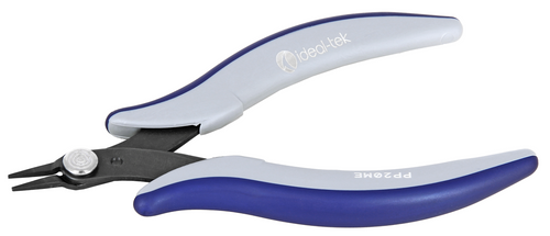 Tek-Me Micro Pliers - Needle-Nose, Short Smooth Jaws. OAL: 136mm - 5.35". ESD Safe Tek-Me Micro Pliers - Needle-Nose, Short Smooth Jaws. OAL: 136mm - 5.35". ESD Safe