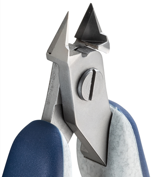 High Precision Ergo-tek Slim Tungsten Carbide Cutters - Small Tapered & Relieved Head, Tungsten Carbide Tips, Full-Flush - Open Springs. OAL: 120mm - 4.72", ESD Safe High Precision Ergo-tek Slim Tungsten Carbide Cutters - Small Tapered & Relieved Head, Tungsten Carbide Tips, Full-Flush - Open Springs. OAL: 120mm - 4.72", ESD Safe