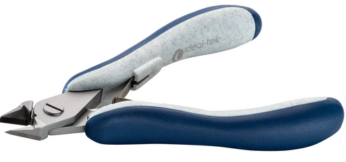 High Precision Ergo-tek Slim Tungsten Carbide Cutters - Large Tapered & Relieved Head, Tungsten Carbide Tips, Full-Flush - Open Springs. OAL: 120mm - 4.72", ESD Safe High Precision Ergo-tek Slim Tungsten Carbide Cutters - Large Tapered & Relieved Head, Tungsten Carbide Tips, Full-Flush - Open Springs. OAL: 120mm - 4.72", ESD Safe