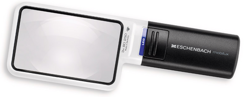 Illuminated Hand-Held Magnifiers, Mobilux LED, Rectangular