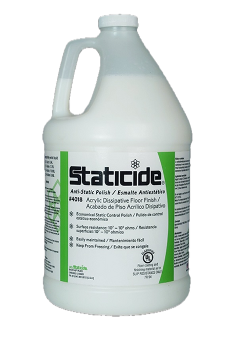 Staticide 4018 Anti-Static Floor Finish, Acrylic
