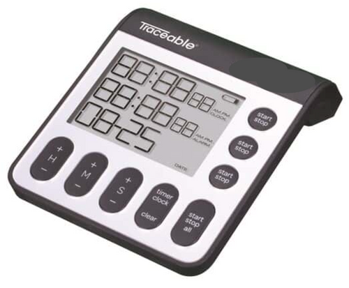 Three-Channel Benchtop Timer with Antimicrobial Protection